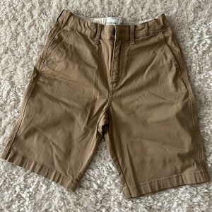 Abercrombie Kids Khaki Twill Chino Shorts for Teen Boys